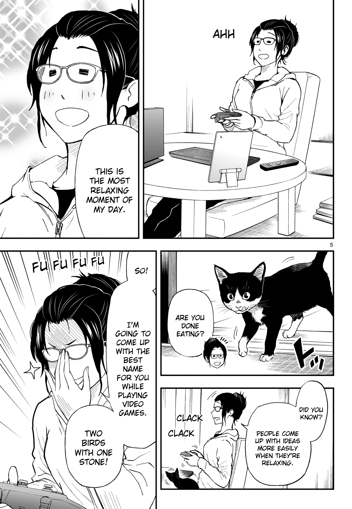 A Gamer Living with a Cat Chapter 3 page 5 - Chapter 3: Male/female panic
