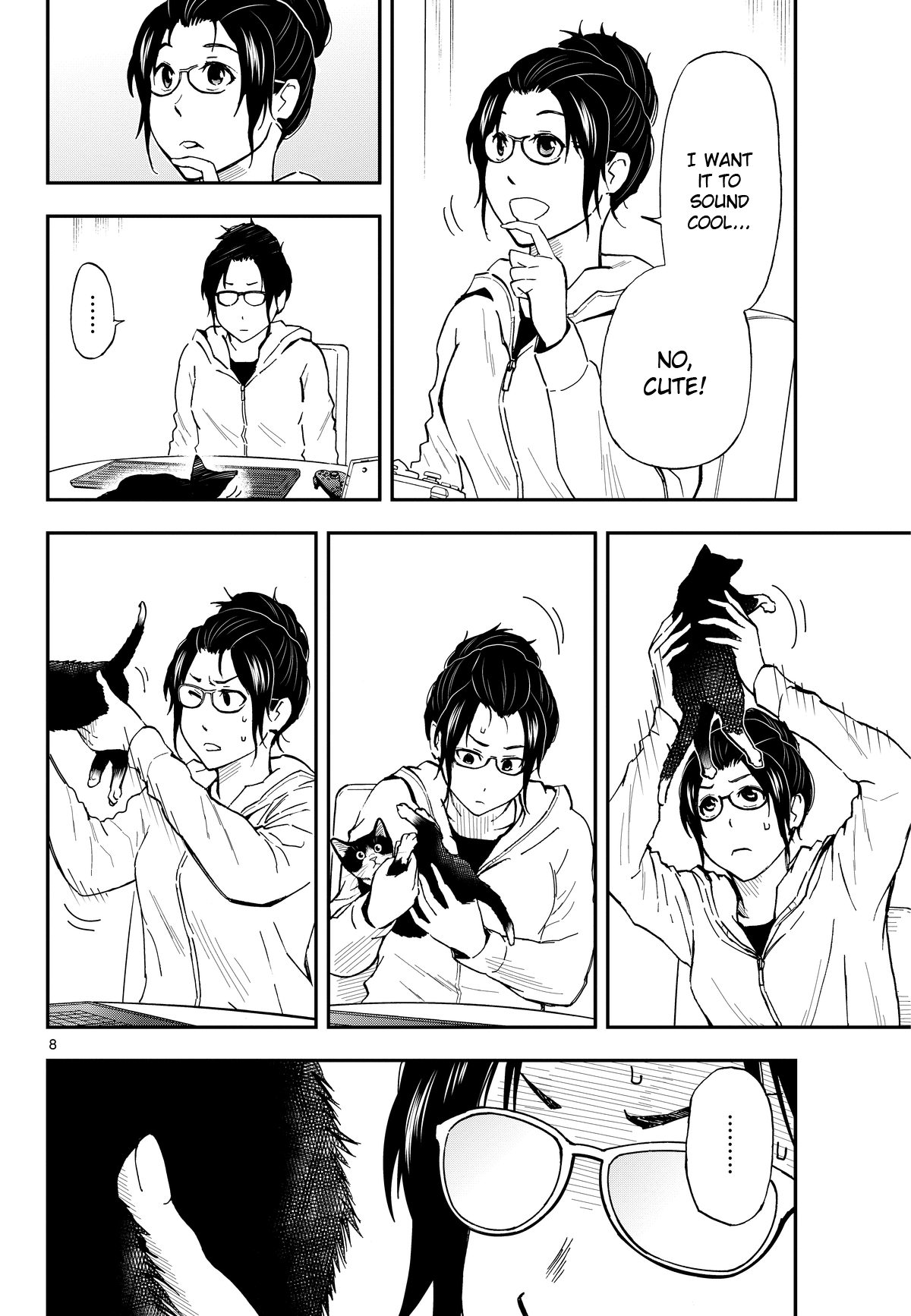 A Gamer Living with a Cat Chapter 3 page 8 - Chapter 3: Male/female panic