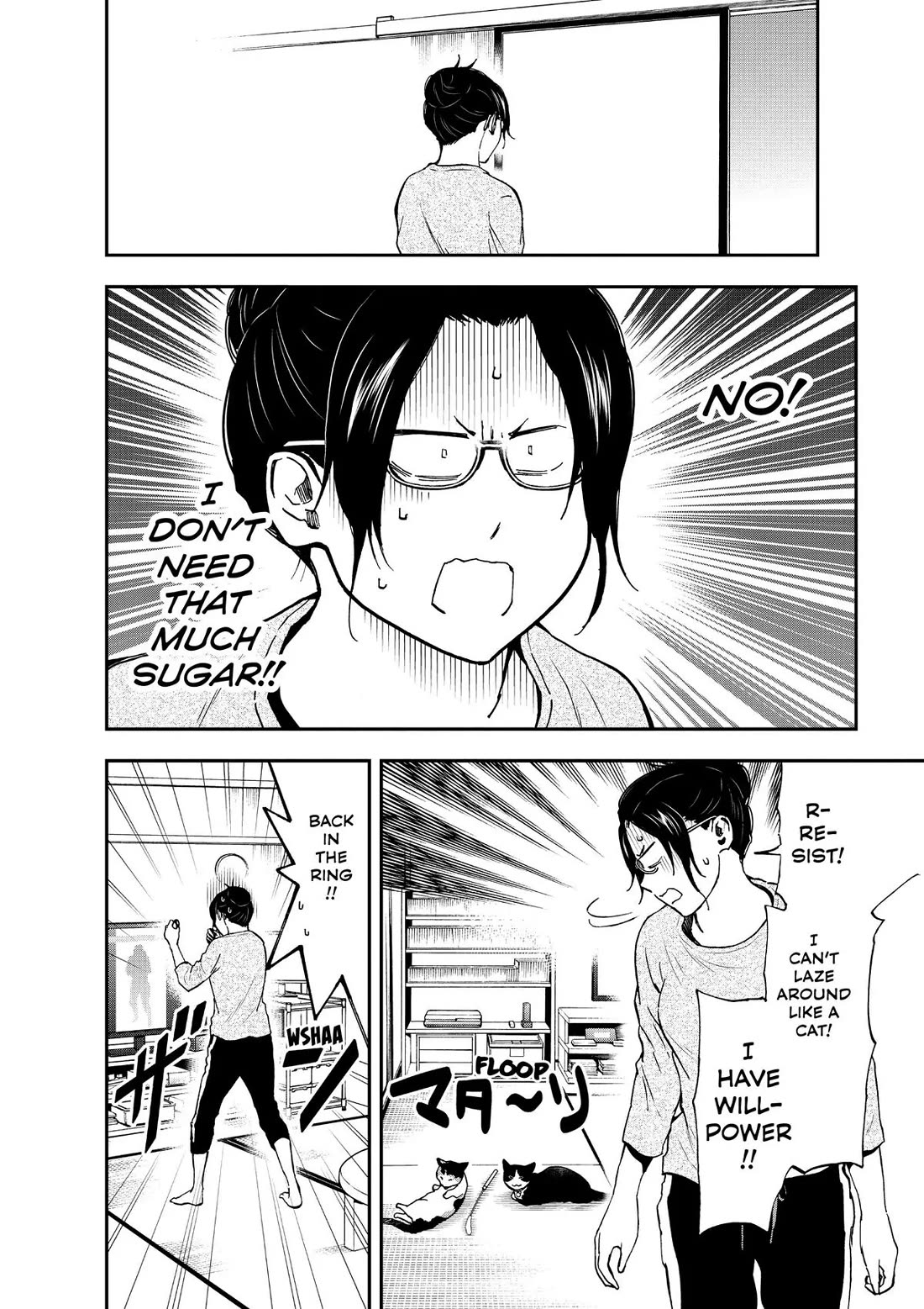 A Gamer Living with a Cat Chapter 35 page 12 - Chapter 35: Cat-Boxing and Diets