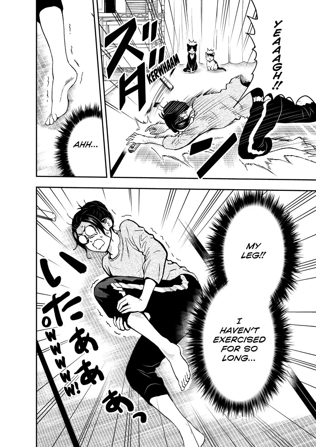 A Gamer Living with a Cat Chapter 35 page 14 - Chapter 35: Cat-Boxing and Diets