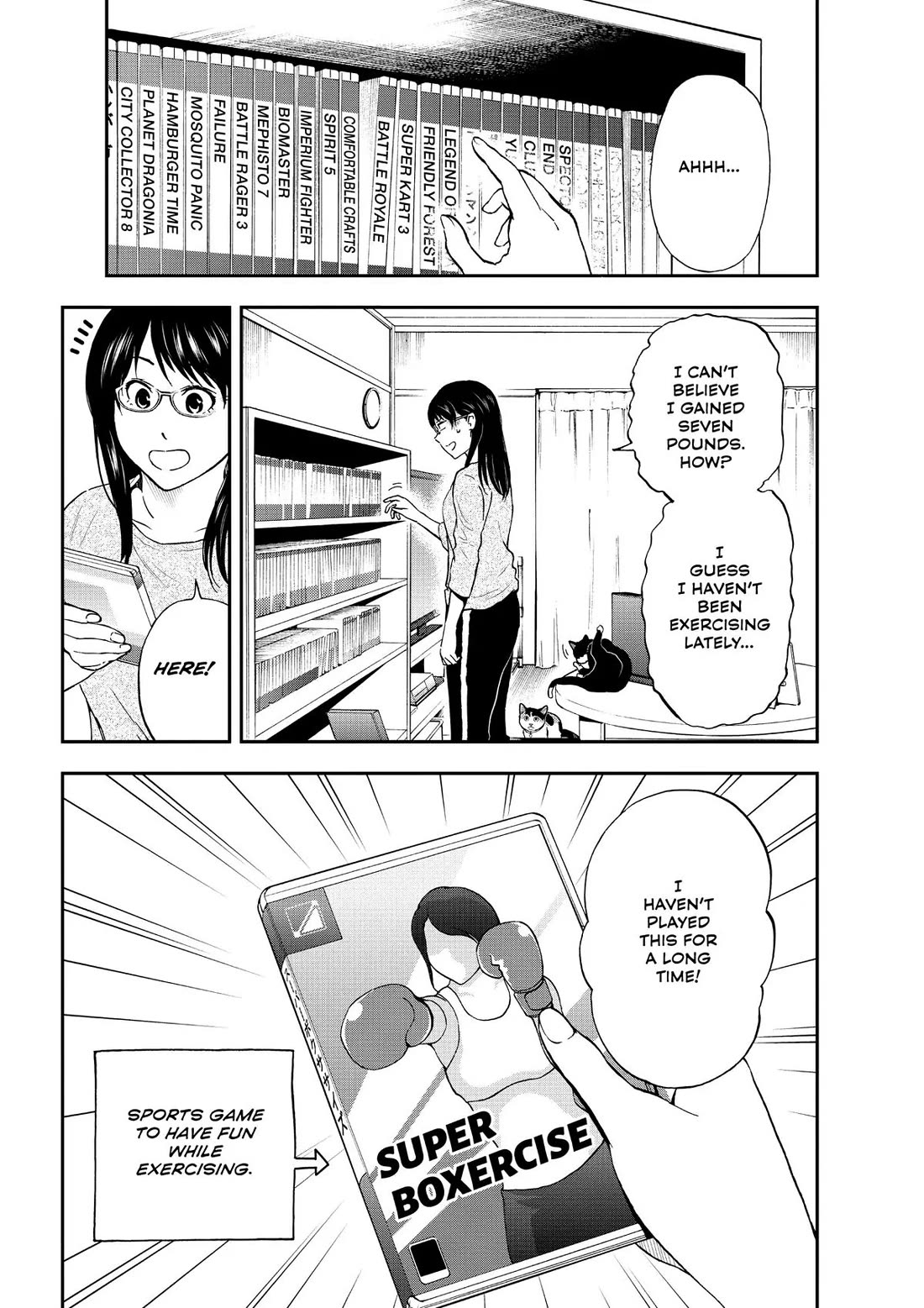 A Gamer Living with a Cat Chapter 35 page 3 - Chapter 35: Cat-Boxing and Diets
