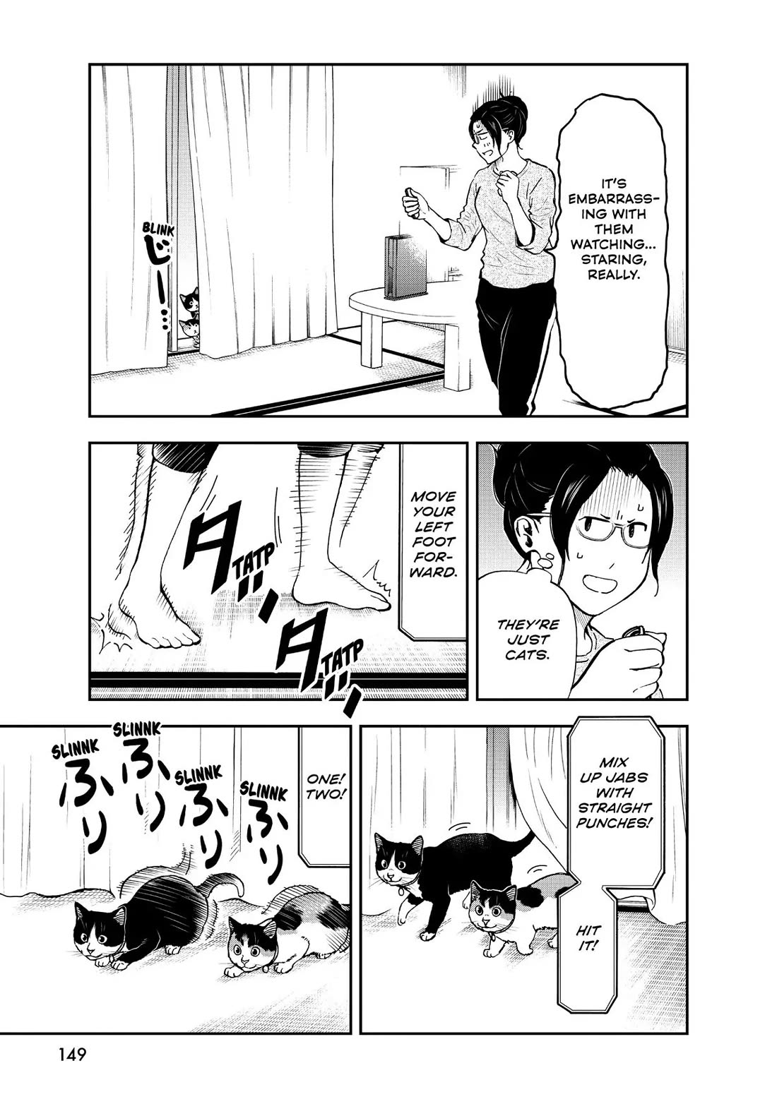 A Gamer Living with a Cat Chapter 35 page 7 - Chapter 35: Cat-Boxing and Diets