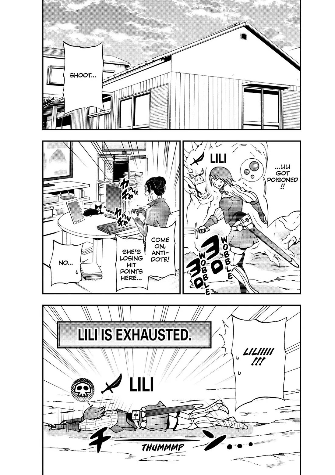 A Gamer Living with a Cat Chapter 4 page 2 - Chapter 4: Status Effect