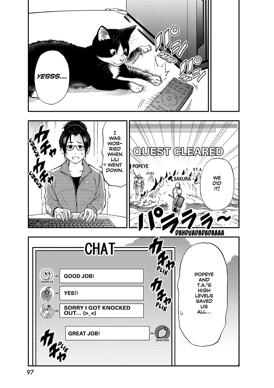 A Gamer Living with a Cat Chapter 4 page 3 - Chapter 4: Status Effect