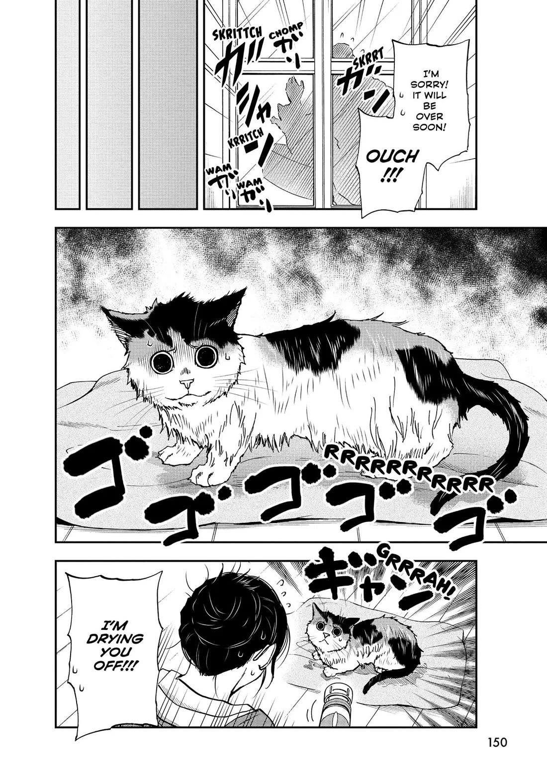 A Gamer Living with a Cat Chapter 44 page 12 - Chapter 44: Soboro's First Bath