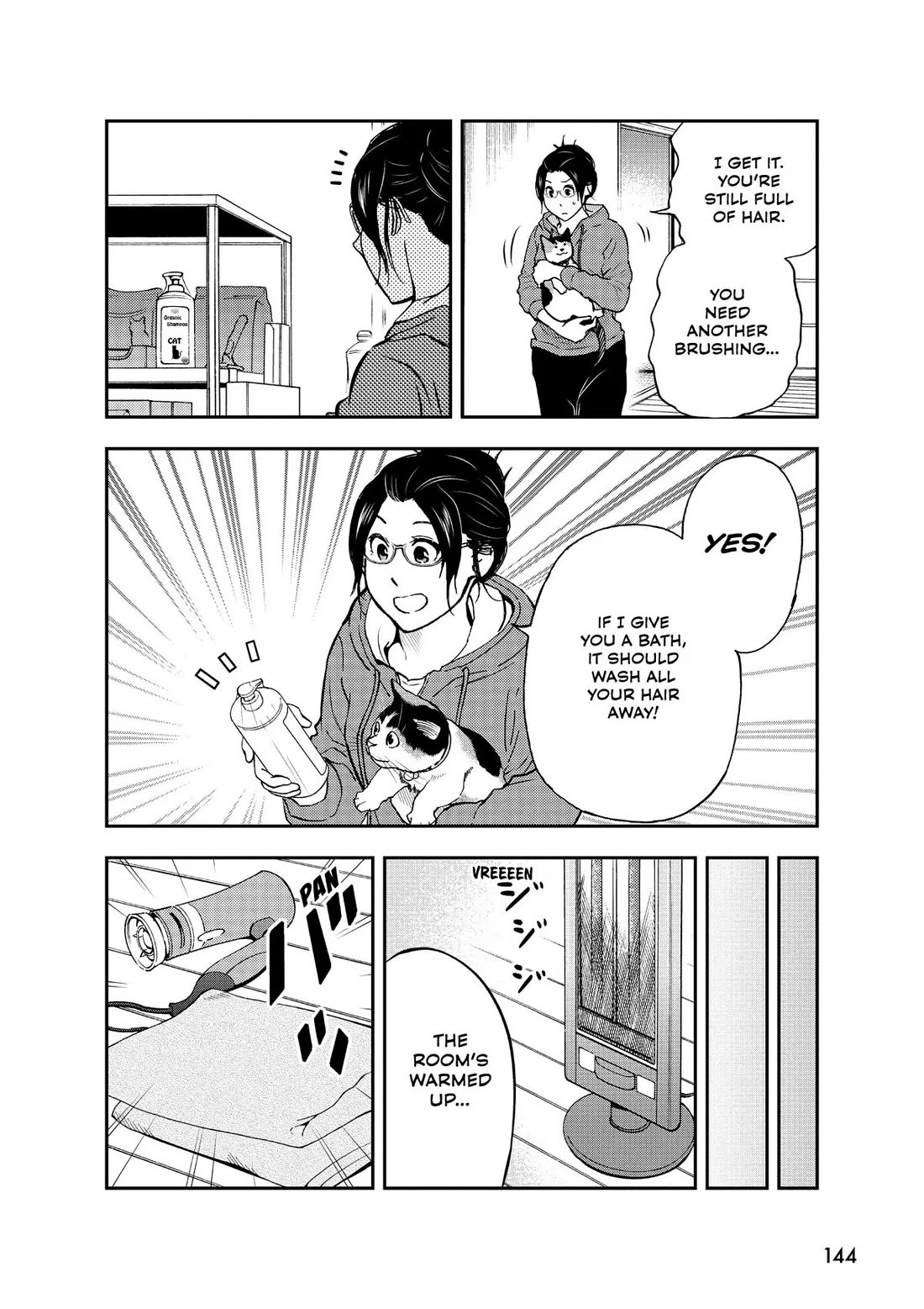 A Gamer Living with a Cat Chapter 44 page 6 - Chapter 44: Soboro's First Bath