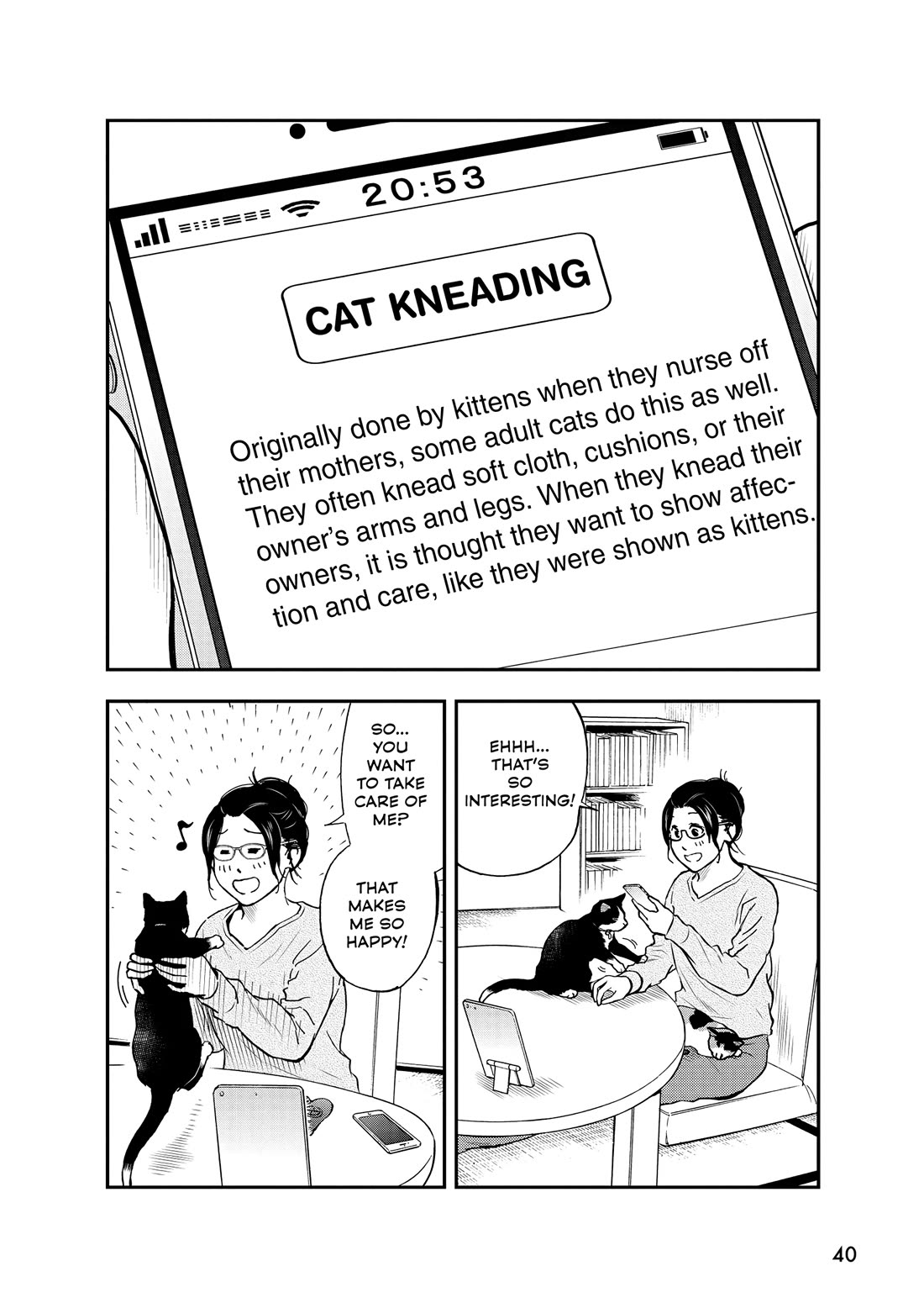 A Gamer Living with a Cat Chapter 47 page 6 - Chapter 47: Too Cute Gestures