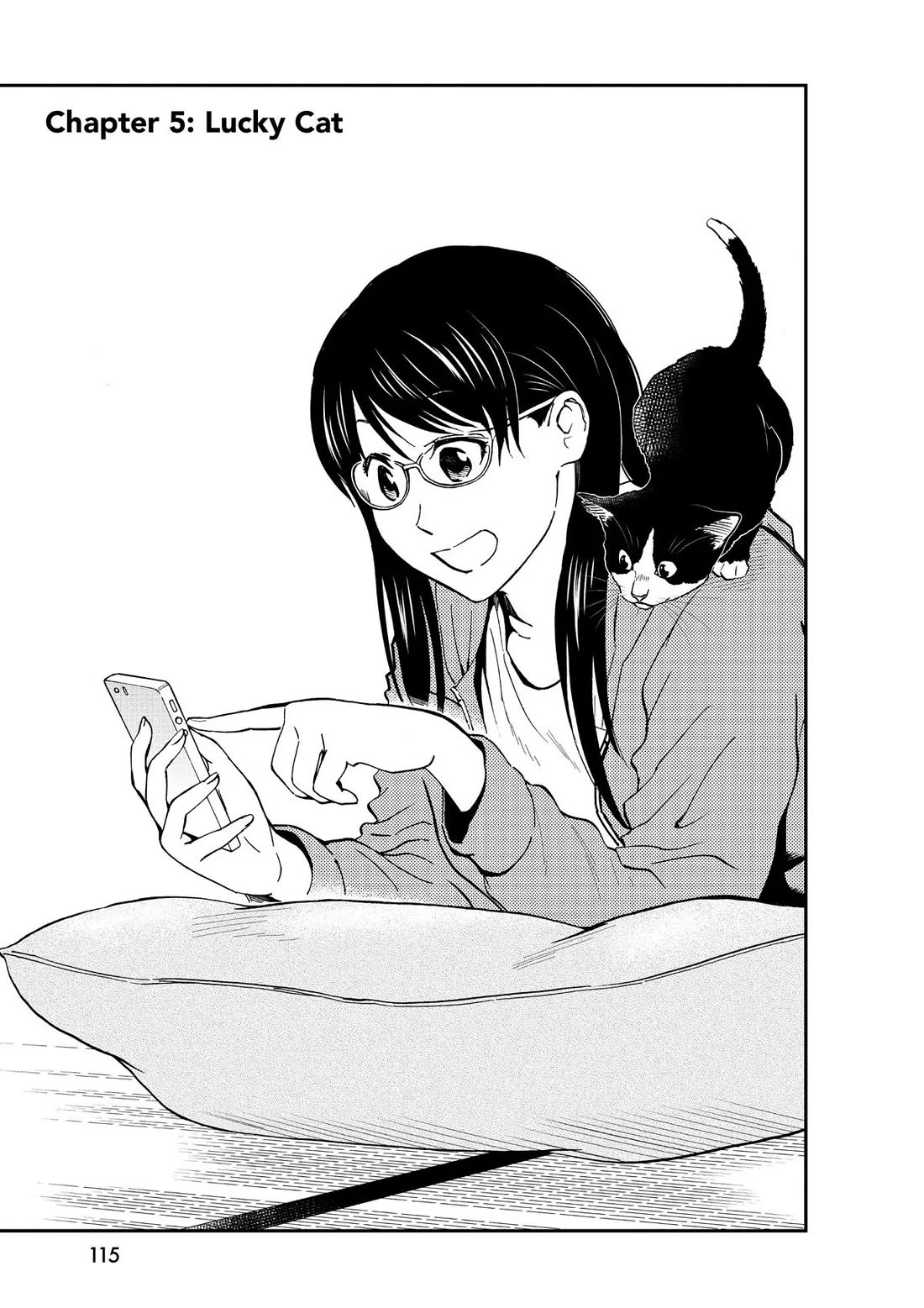 A Gamer Living with a Cat Chapter 5 page 1 - Chapter 5: Lucky Cat