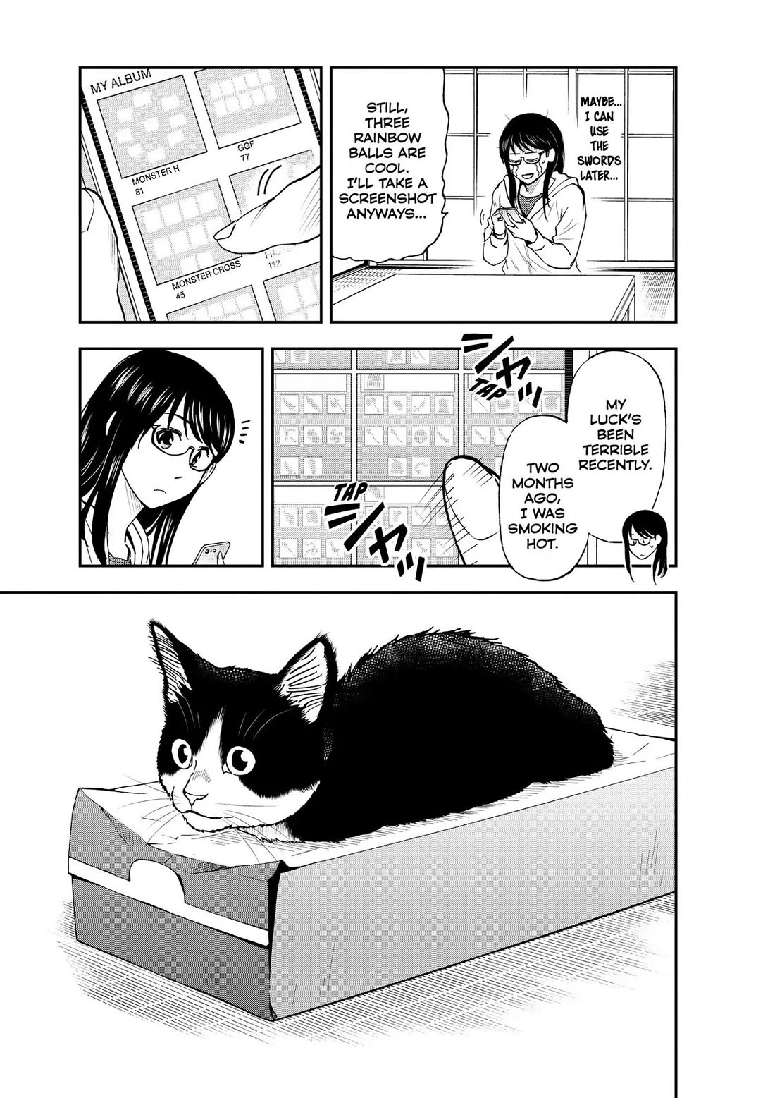 A Gamer Living with a Cat Chapter 5 page 7 - Chapter 5: Lucky Cat
