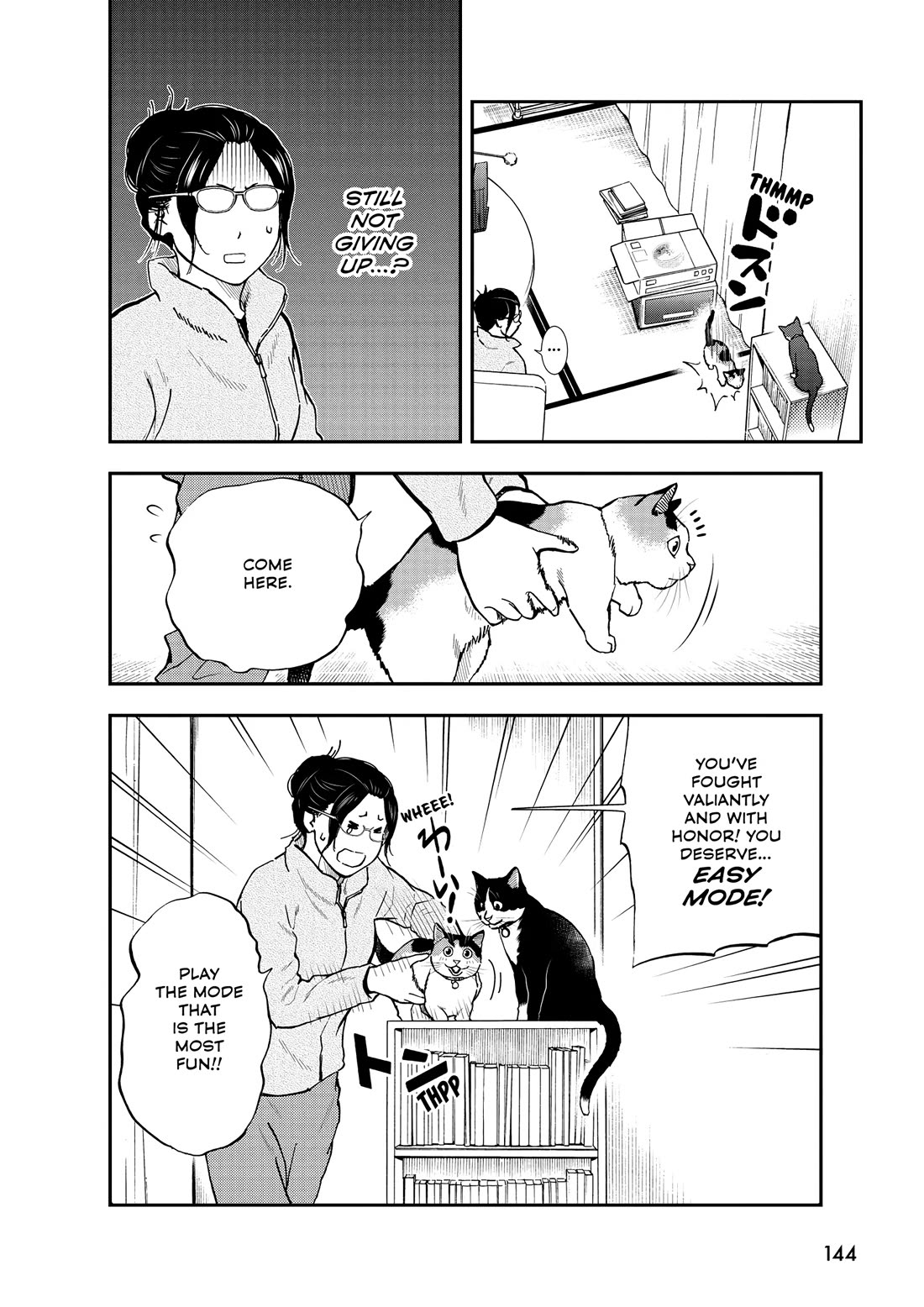 A Gamer Living with a Cat Chapter 54 page 10 - Chapter 54: Difficulty Setting