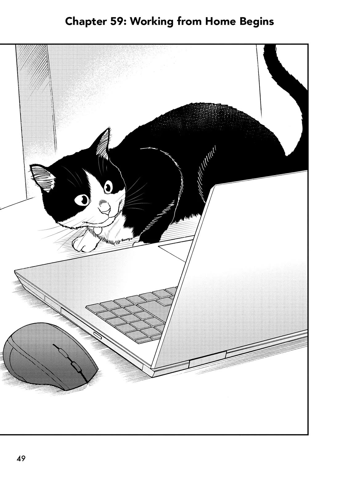 A Gamer Living with a Cat Chapter 59 page 1 - Chapter 59: Working from Home Begins
