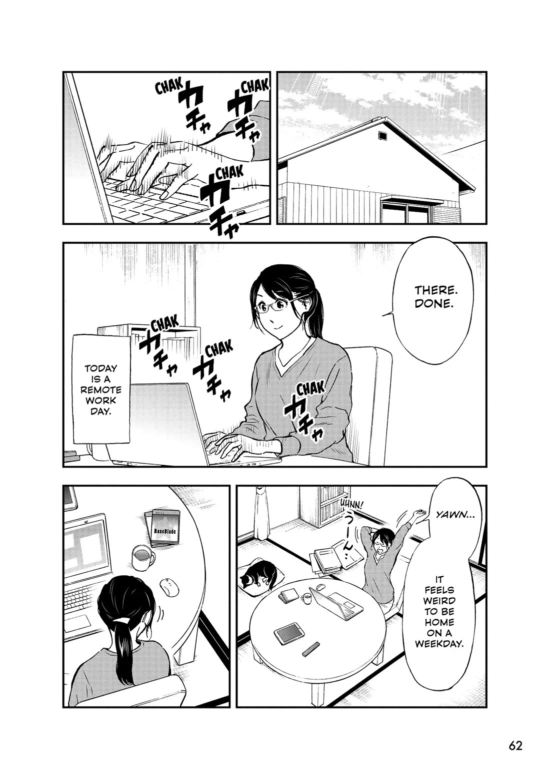 A Gamer Living with a Cat Chapter 60 page 2 - Chapter 60: Working from Home Temptation