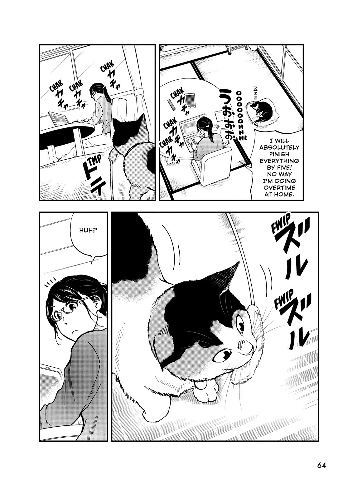 A Gamer Living with a Cat Chapter 60 page 4 - Chapter 60: Working from Home Temptation