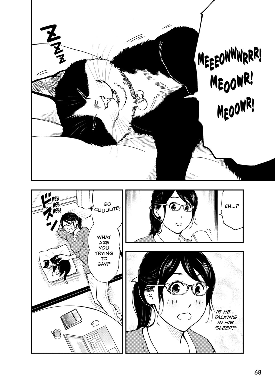 A Gamer Living with a Cat Chapter 60 page 8 - Chapter 60: Working from Home Temptation
