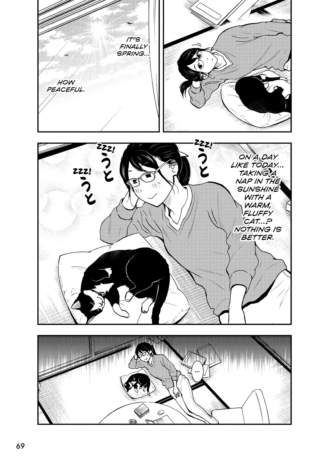 A Gamer Living with a Cat Chapter 60 page 9 - Chapter 60: Working from Home Temptation