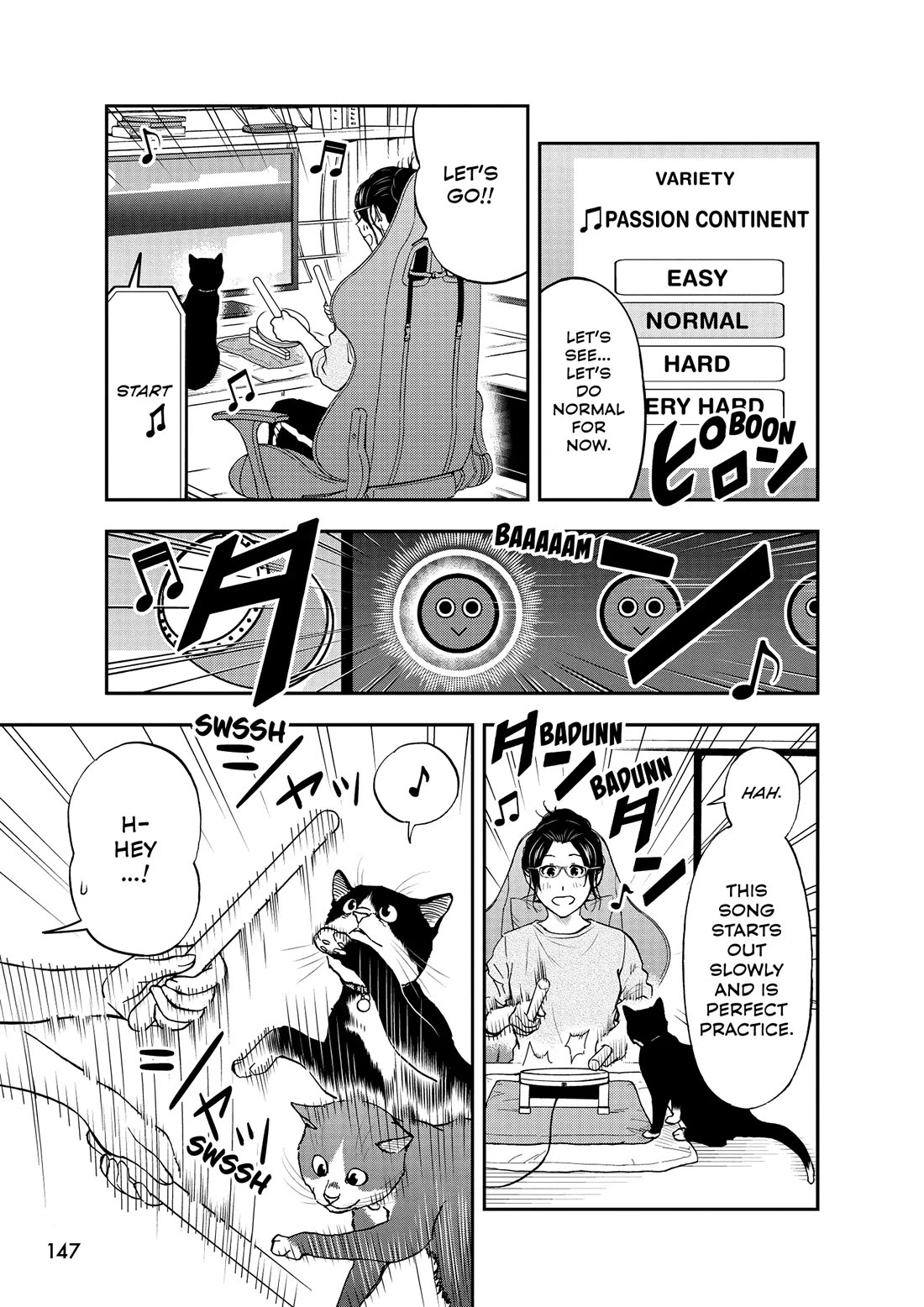 A Gamer Living with a Cat Chapter 66 page 3 - Chapter 66: Cat-Drum Battle Mode