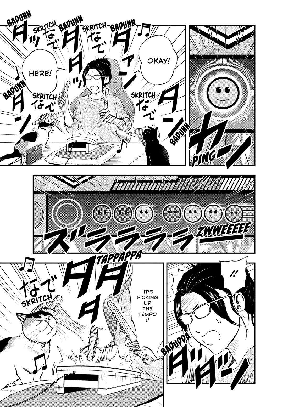 A Gamer Living with a Cat Chapter 66 page 7 - Chapter 66: Cat-Drum Battle Mode