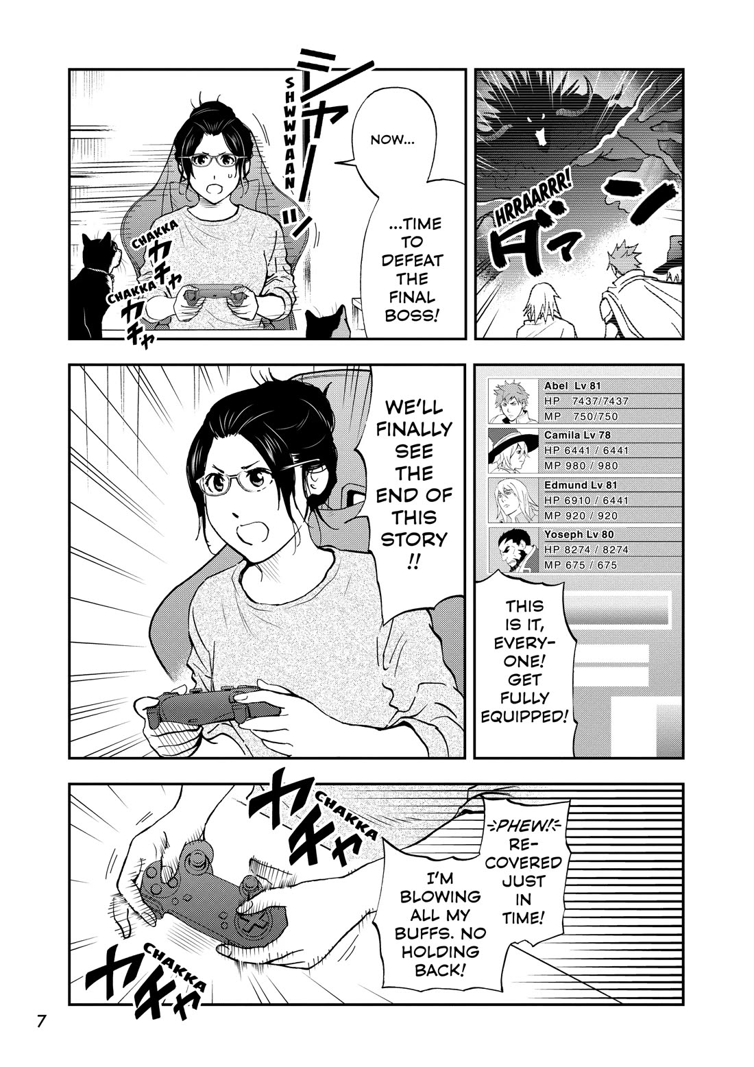A Gamer Living with a Cat Chapter 67 page 7 - Chapter 67: Ending and Cheat Techniques