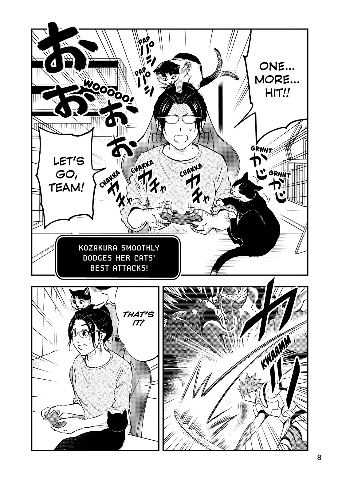 A Gamer Living with a Cat Chapter 67 page 8 - Chapter 67: Ending and Cheat Techniques