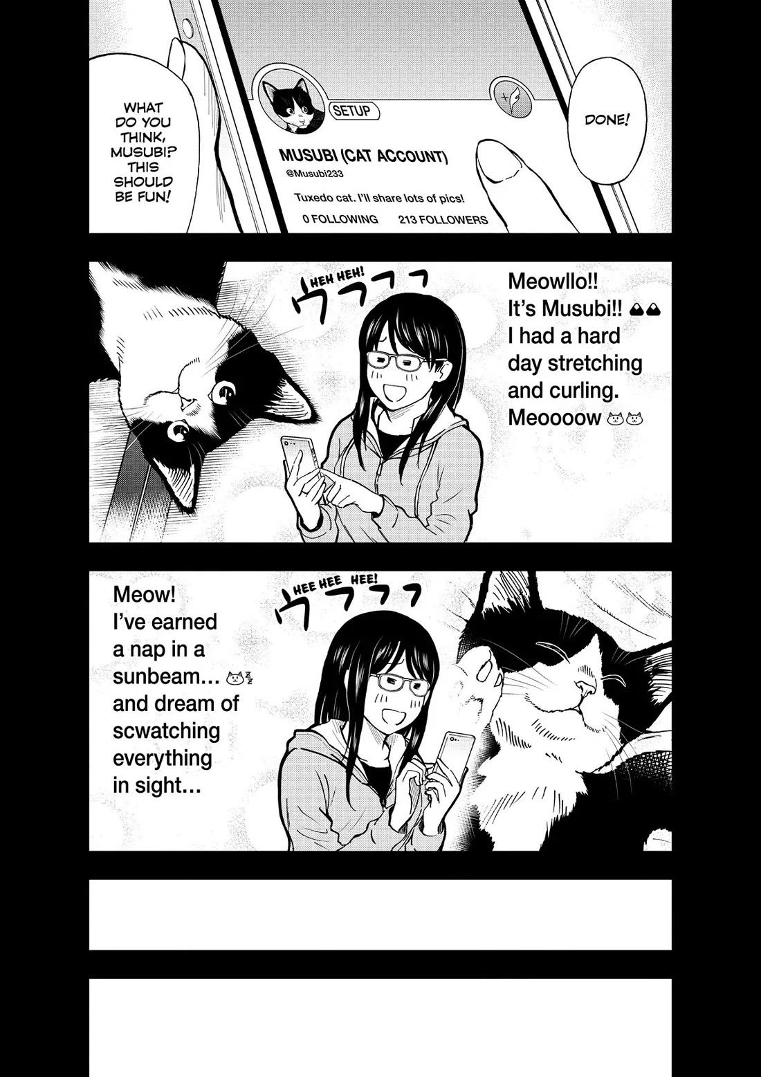 A Gamer Living with a Cat Chapter 9 page 4 - Chapter 9: Musubi's Secret