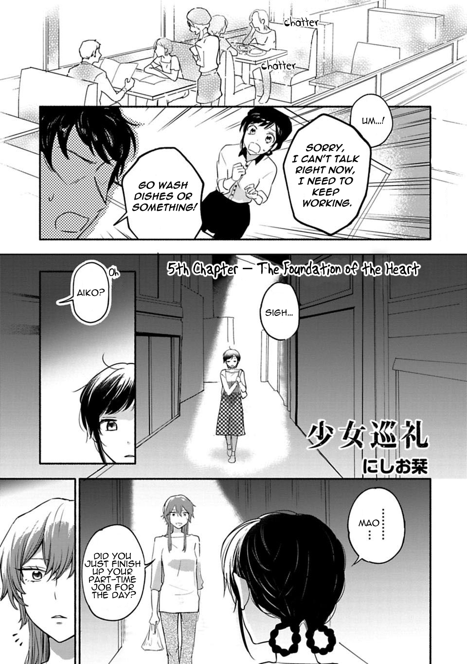 A Girl Like A Pilgrim Chapter 5 page 1 - Chapter 5: The Foundation of the Heart