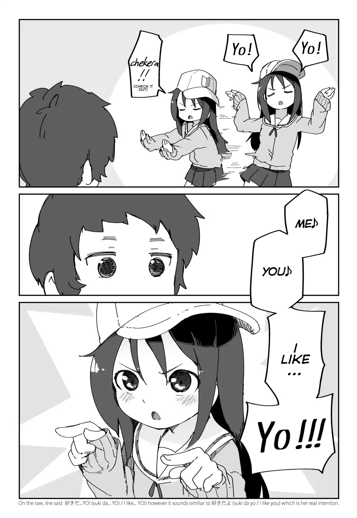 A Girl Who Confesses With Rap She Just Learned Chapter 0 page 1 - Chapter 0: Oneshot