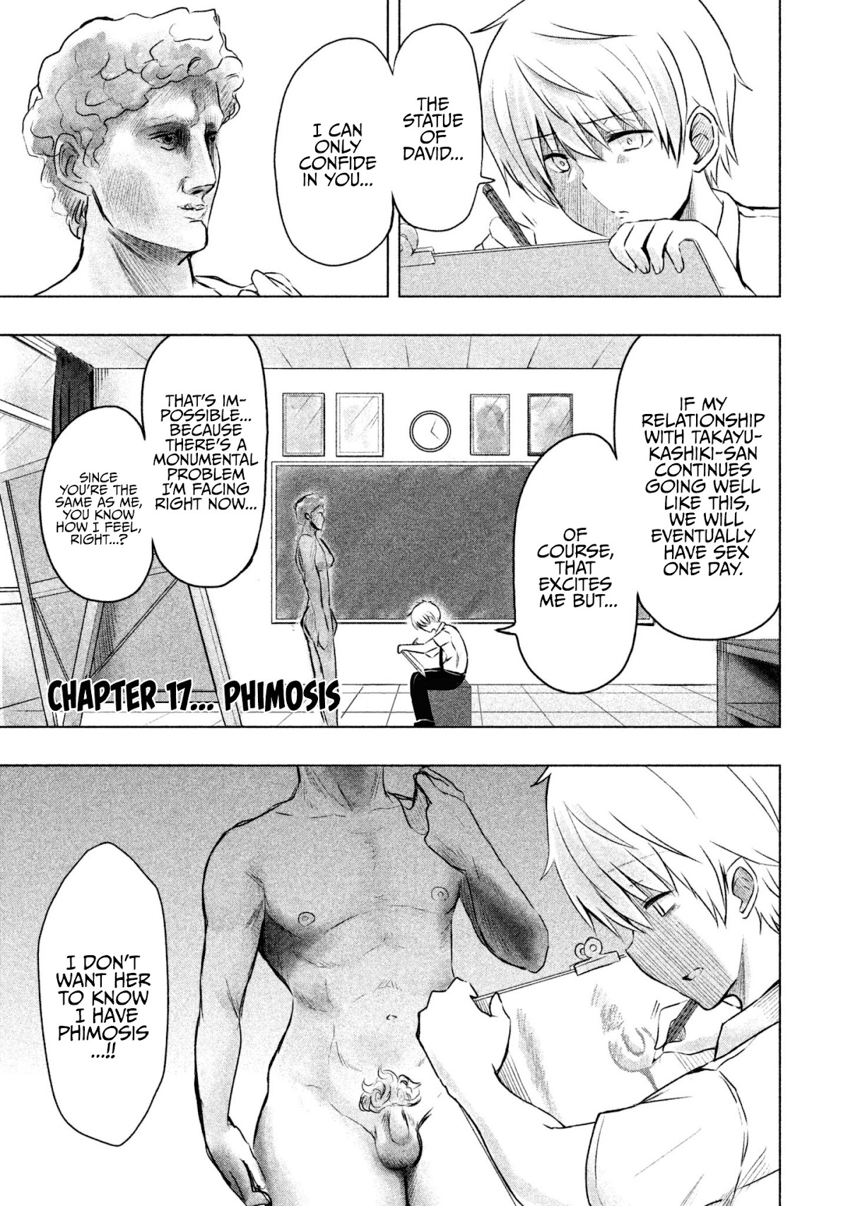 A Girl Who Is Very Well-Informed About Weird Knowledge, Takayukashiki Souko-san Chapter 17 page 2 - Chapter 17: Phimosis