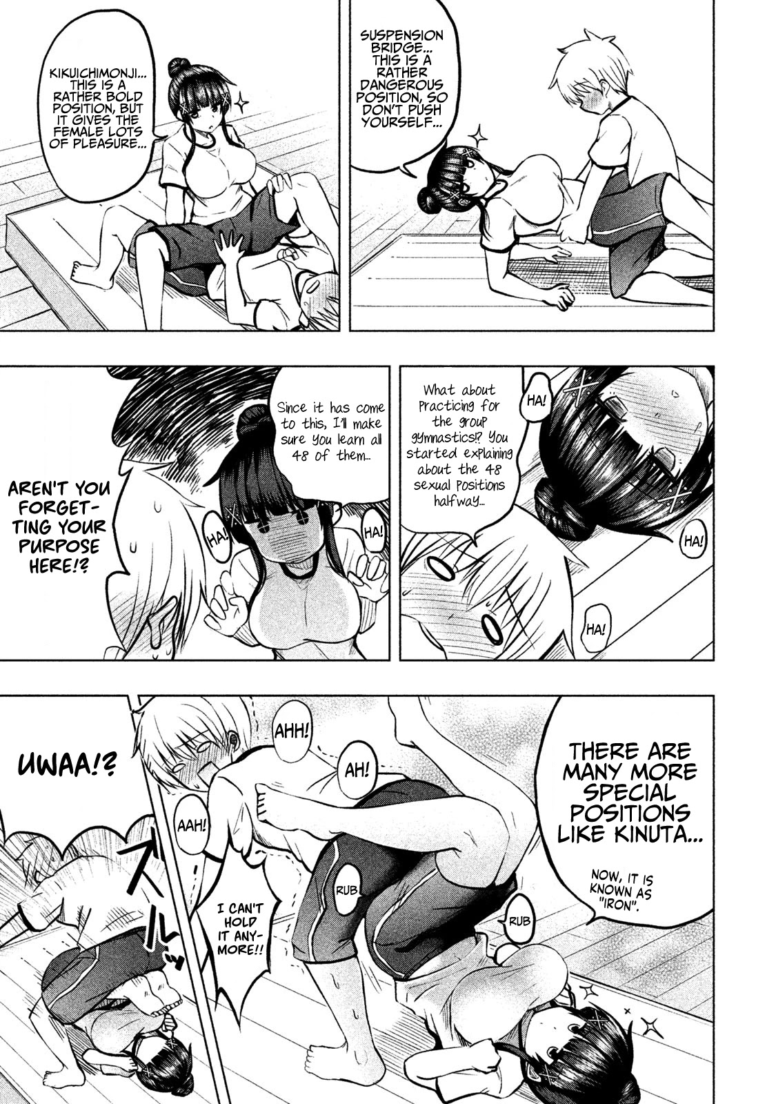 A Girl Who Is Very Well-Informed About Weird Knowledge, Takayukashiki Souko-san Chapter 23 page 8 - Chapter 23: Aesthetic Group Gymnastics