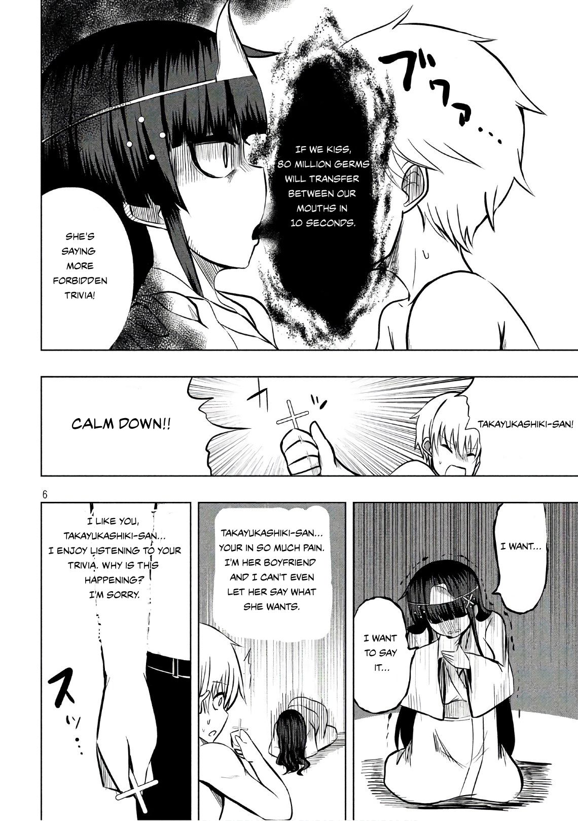 A Girl Who Is Very Well-Informed About Weird Knowledge, Takayukashiki Souko-san Chapter 27 page 6 - Chapter 27: Fear