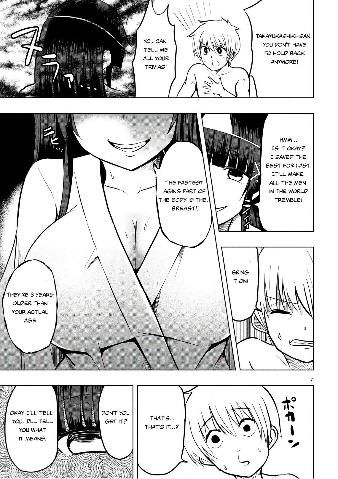 A Girl Who Is Very Well-Informed About Weird Knowledge, Takayukashiki Souko-san Chapter 27 page 7 - Chapter 27: Fear