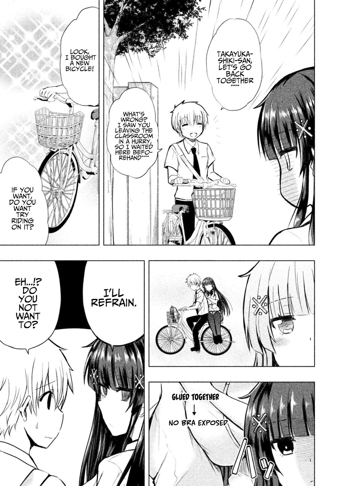 A Girl Who Is Very Well-Informed About Weird Knowledge, Takayukashiki Souko-san Chapter 4 page 4 - Chapter 4: No Bra