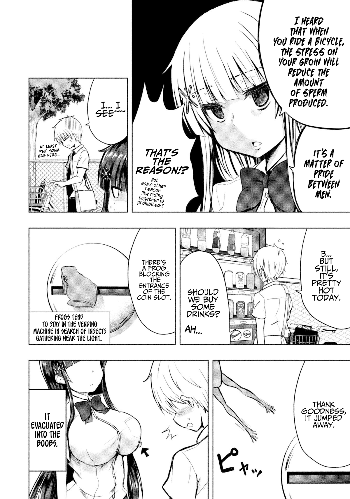 A Girl Who Is Very Well-Informed About Weird Knowledge, Takayukashiki Souko-san Chapter 4 page 5 - Chapter 4: No Bra
