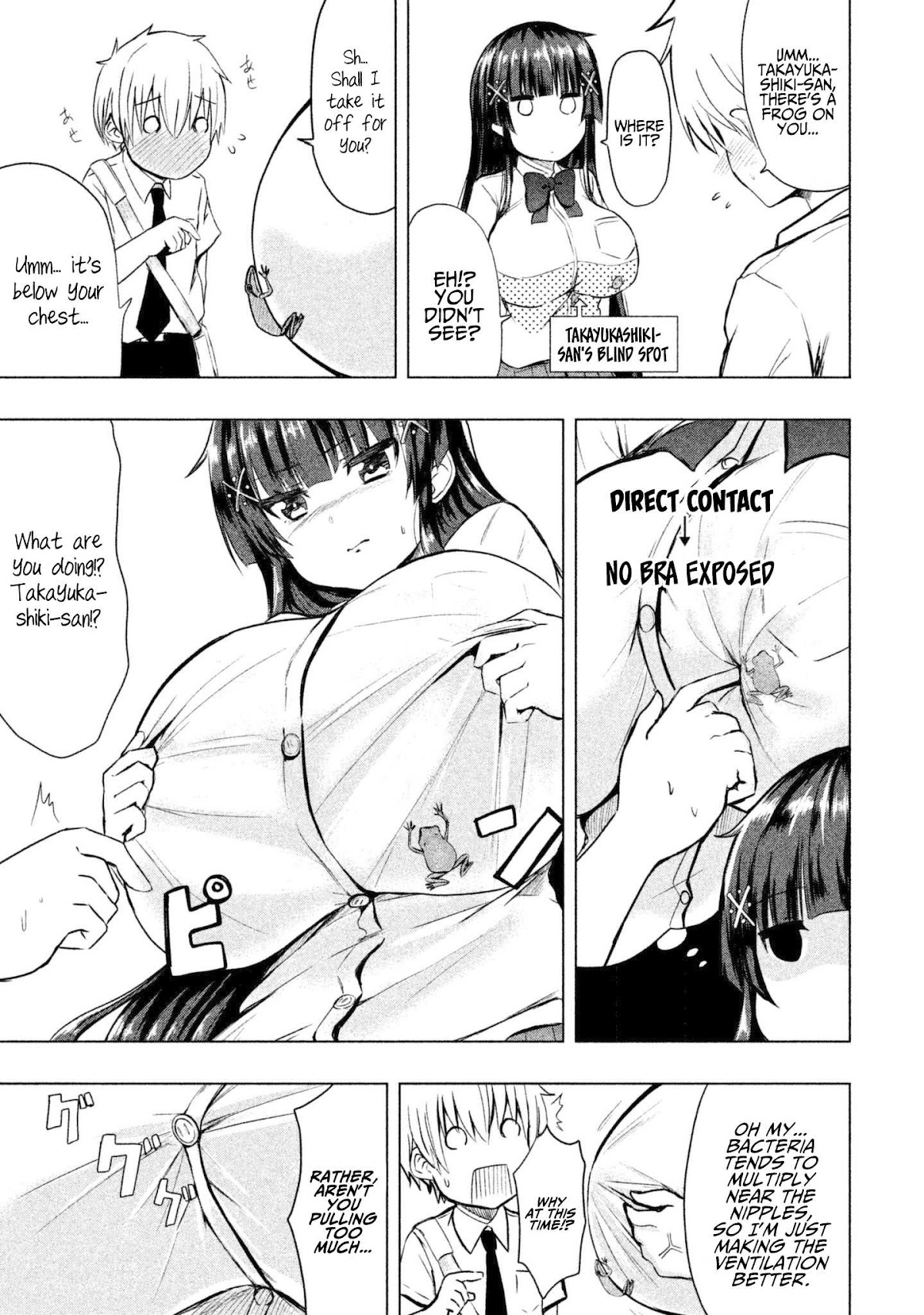 A Girl Who Is Very Well-Informed About Weird Knowledge, Takayukashiki Souko-san Chapter 4 page 6 - Chapter 4: No Bra