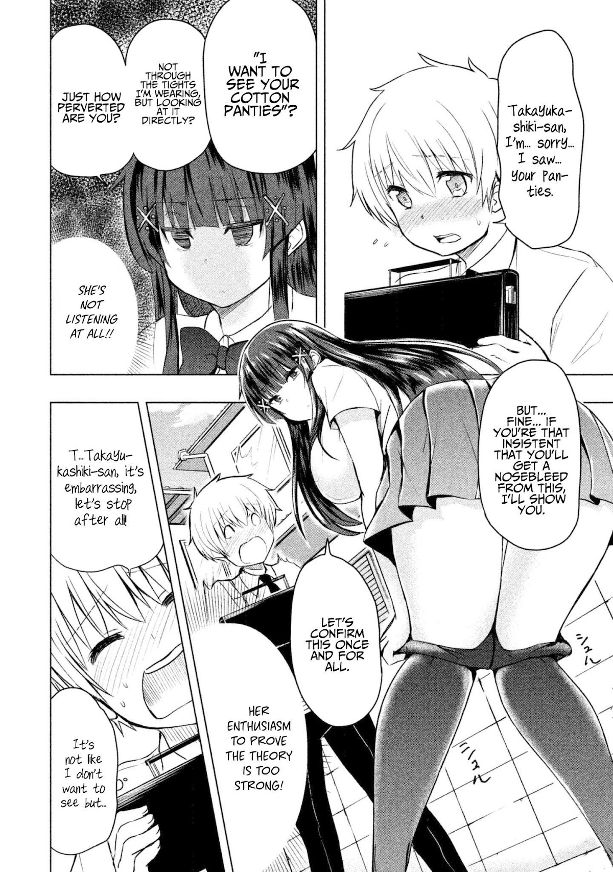 A Girl Who Is Very Well-Informed About Weird Knowledge, Takayukashiki Souko-san Chapter 5 page 5 - Chapter 5: Nosebleed