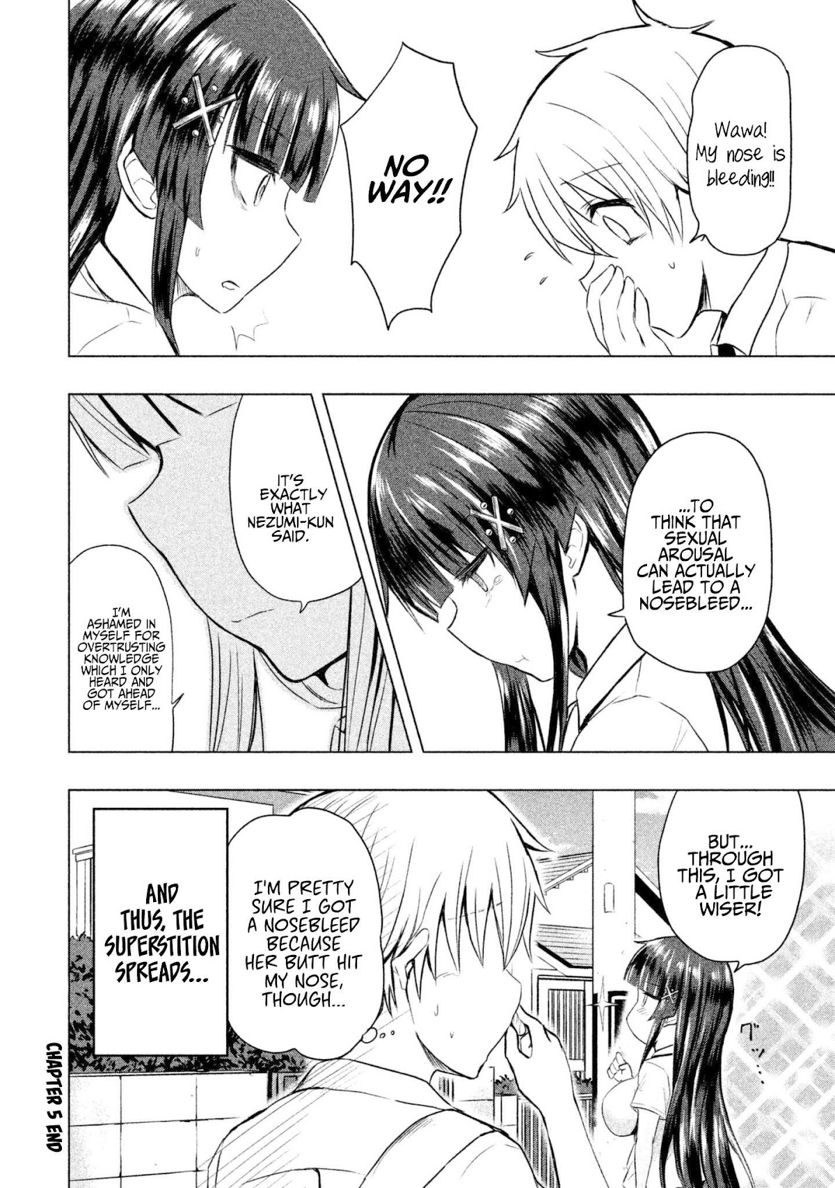 A Girl Who Is Very Well-Informed About Weird Knowledge, Takayukashiki Souko-san Chapter 5 page 9 - Chapter 5: Nosebleed