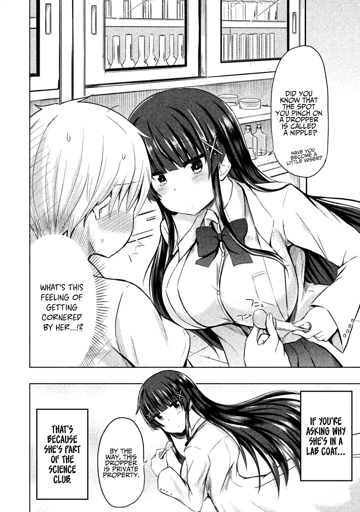 A Girl Who Is Very Well-Informed About Weird Knowledge, Takayukashiki Souko-san Chapter 9 page 3 - Chapter 9: Science Club
