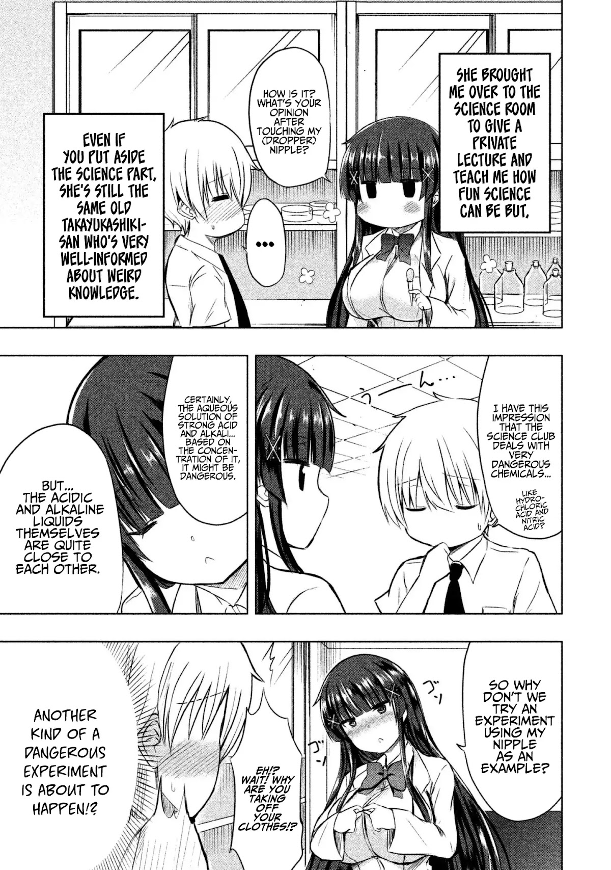 A Girl Who Is Very Well-Informed About Weird Knowledge, Takayukashiki Souko-san Chapter 9 page 4 - Chapter 9: Science Club