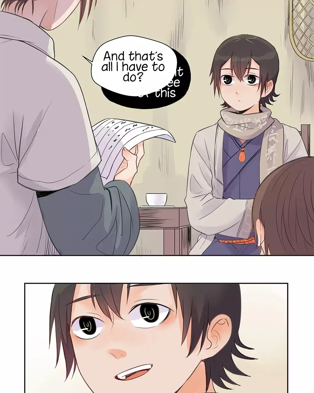 A Gust of Wind Blows at Daybreak Chapter 1 page 12 - Chapter 1: The Demonic Echo