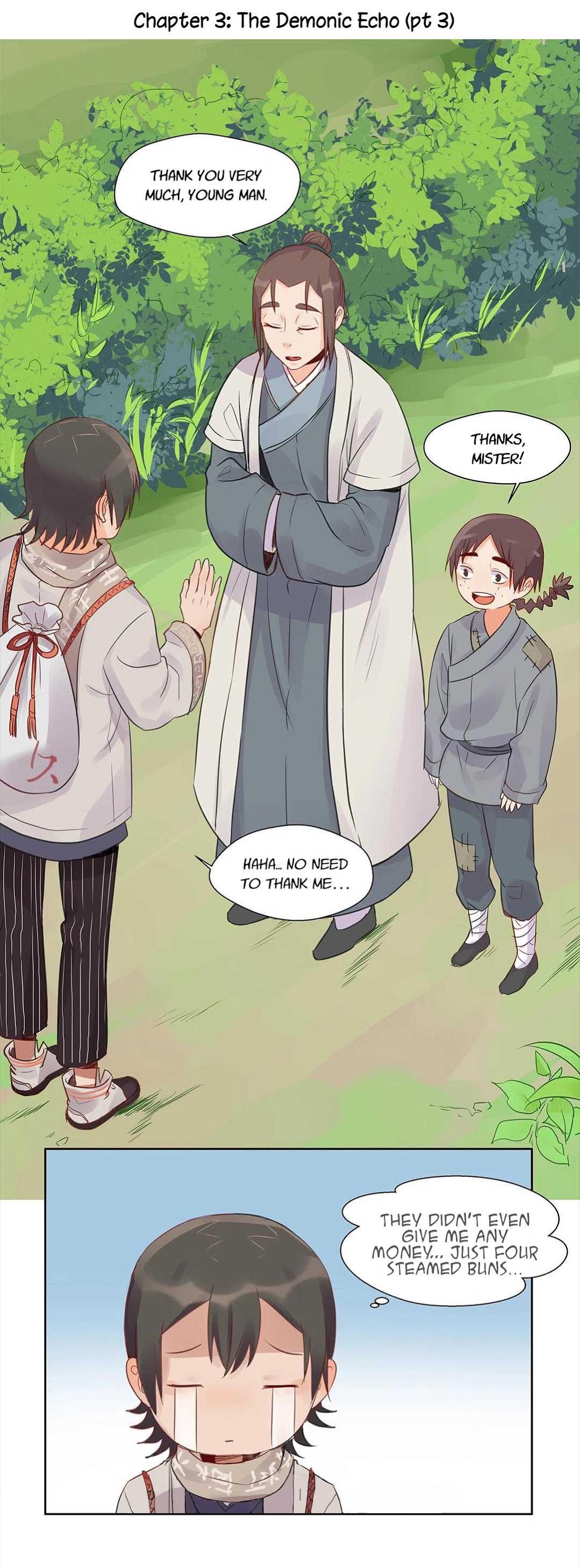 A Gust of Wind Blows at Daybreak Chapter 3 page 1 - Chapter 3: The Demonic Echo pt 3