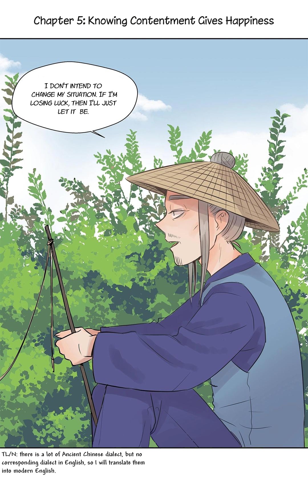 A Gust of Wind Blows at Daybreak Chapter 5 page 1 - Chapter 5: Knowing Contentment Gives Happiness