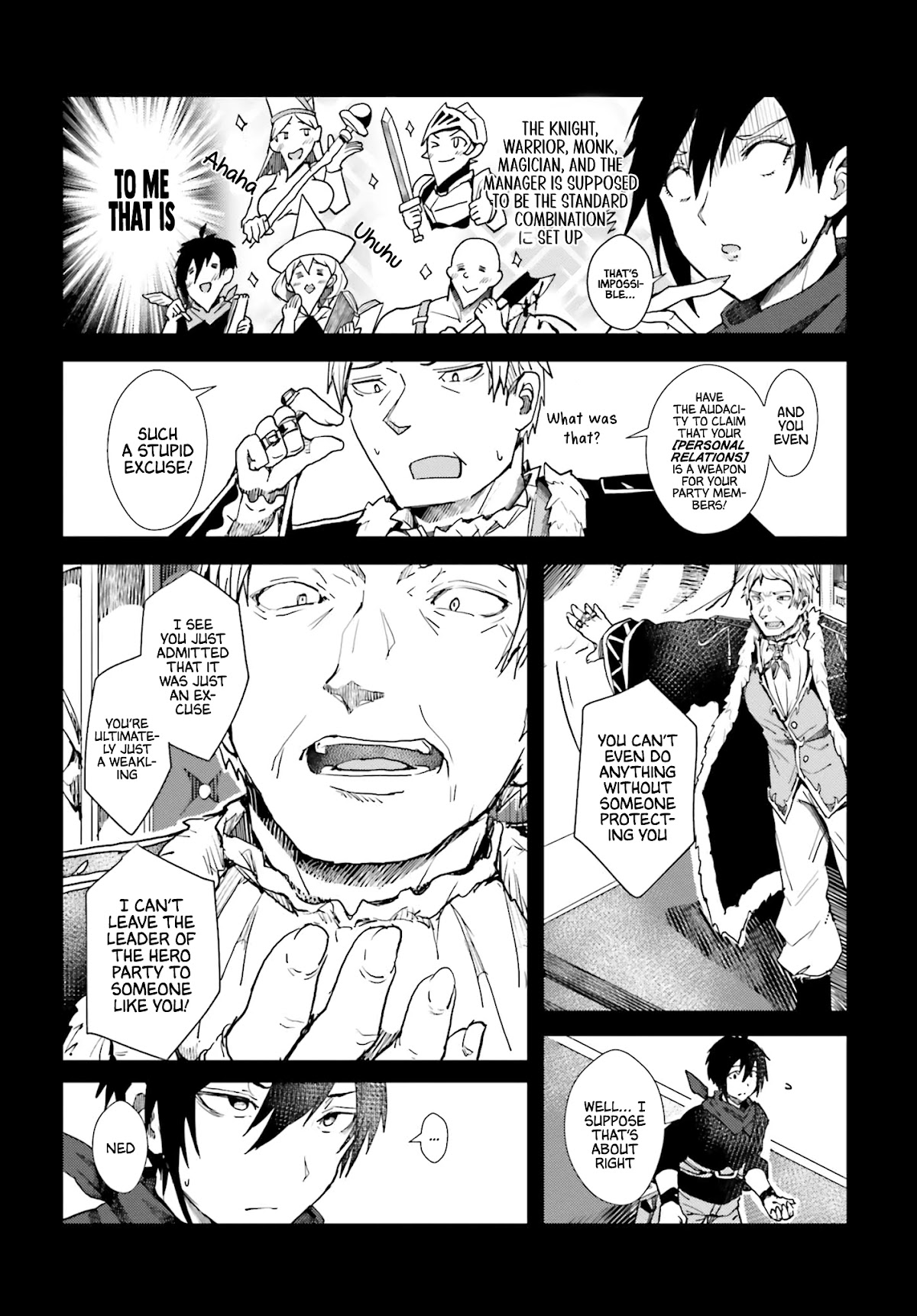 A Heroic Tale About Starting With a Personal Relations Cheat(Ability) and Letting Others Do the Job Chapter 1 page 13 - Chapter 1