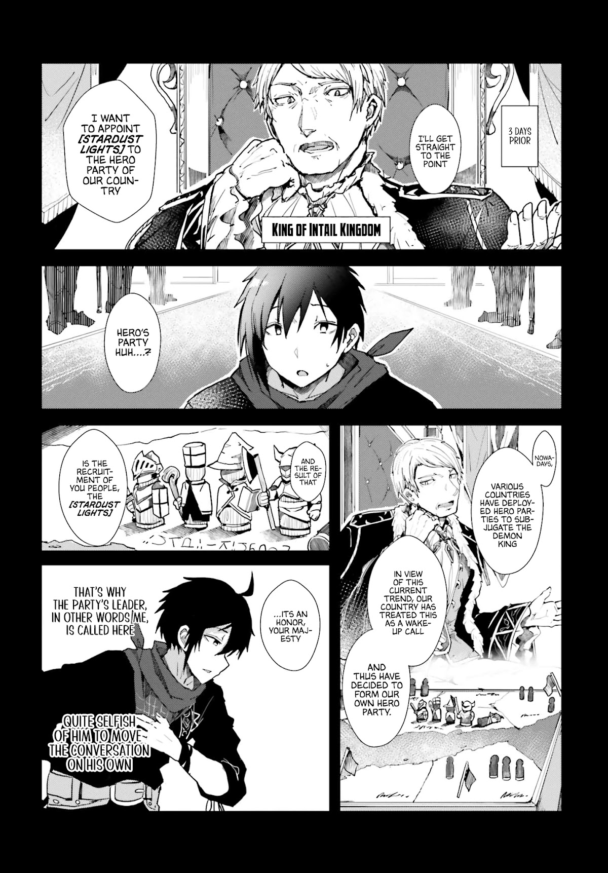 A Heroic Tale About Starting With a Personal Relations Cheat(Ability) and Letting Others Do the Job Chapter 1 page 9 - Chapter 1