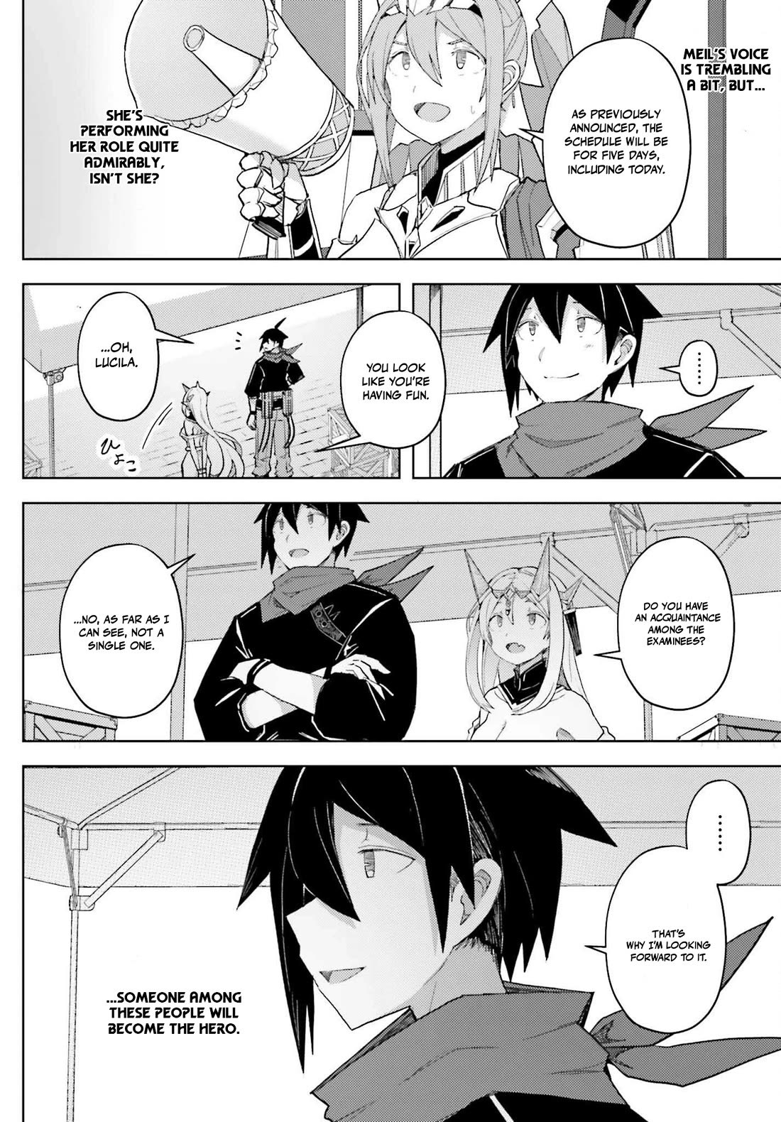 A Heroic Tale About Starting With a Personal Relations Cheat(Ability) and Letting Others Do the Job Chapter 34 page 12 - Chapter 34: Hero Party Selection Exam
