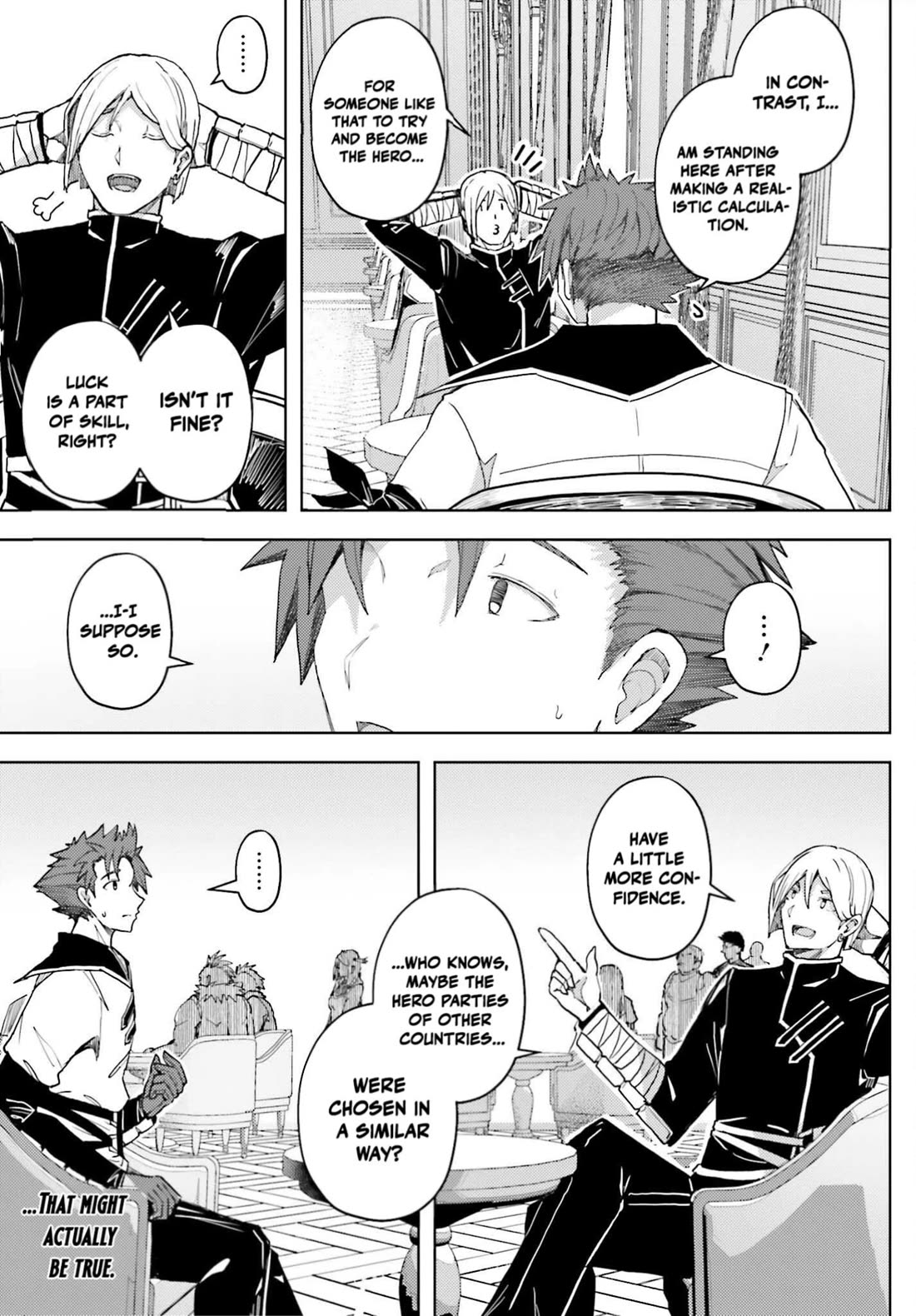 A Heroic Tale About Starting With a Personal Relations Cheat(Ability) and Letting Others Do the Job Chapter 35 page 9 - Chapter 35: The Interview