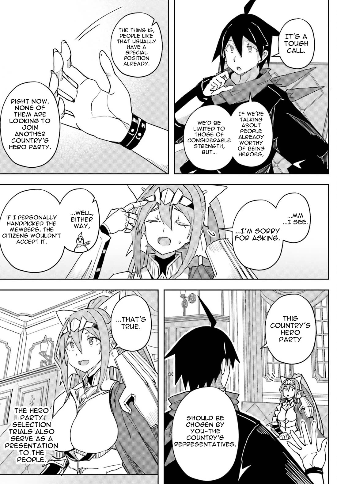 A Heroic Tale About Starting With a Personal Relations Cheat(Ability) and Letting Others Do the Job Chapter 38 page 16 - Chapter 38: The Conditions of a Hero