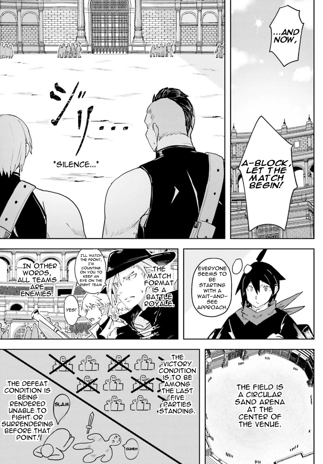 A Heroic Tale About Starting With a Personal Relations Cheat(Ability) and Letting Others Do the Job Chapter 44 page 12 - Chapter 44: A-Block