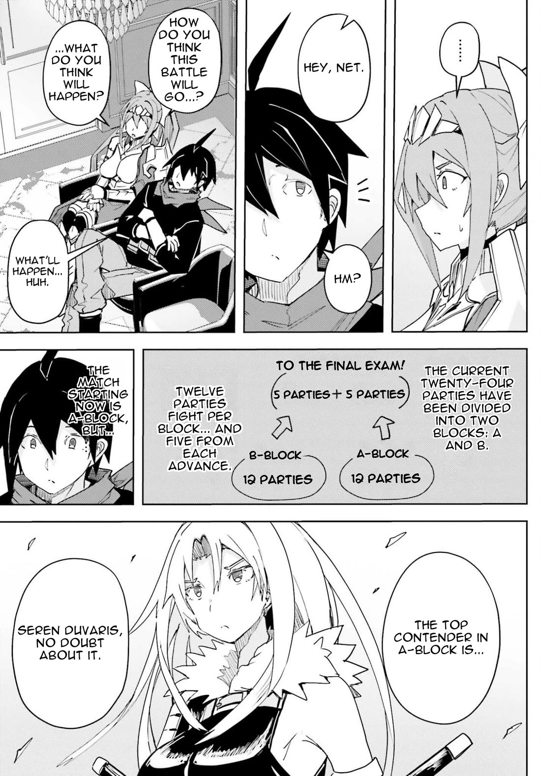 A Heroic Tale About Starting With a Personal Relations Cheat(Ability) and Letting Others Do the Job Chapter 44 page 6 - Chapter 44: A-Block