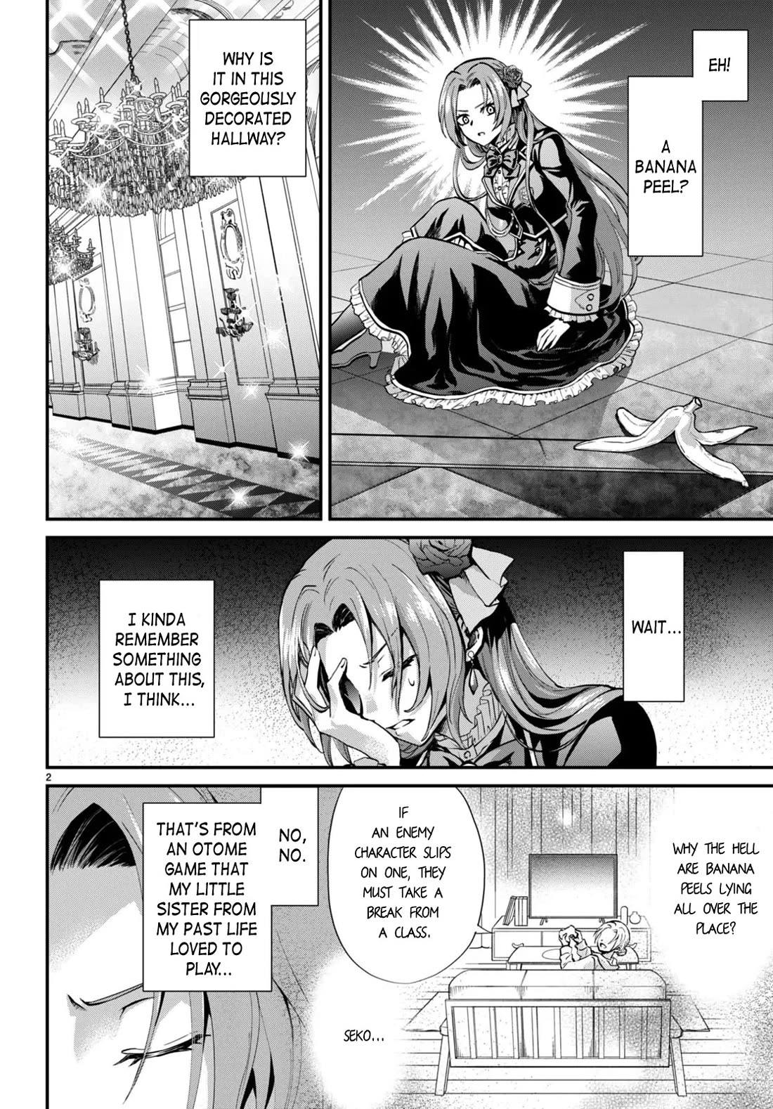 A High School Boy Reincarnates as the Villainous Daughter in an Otome Game. Chapter 1 page 5 - Chapter 1: The villainess (♂) gets reborn