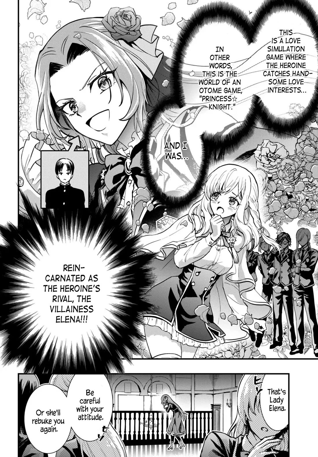 A High School Boy Reincarnates as the Villainous Daughter in an Otome Game. Chapter 1 page 7 - Chapter 1: The villainess (♂) gets reborn