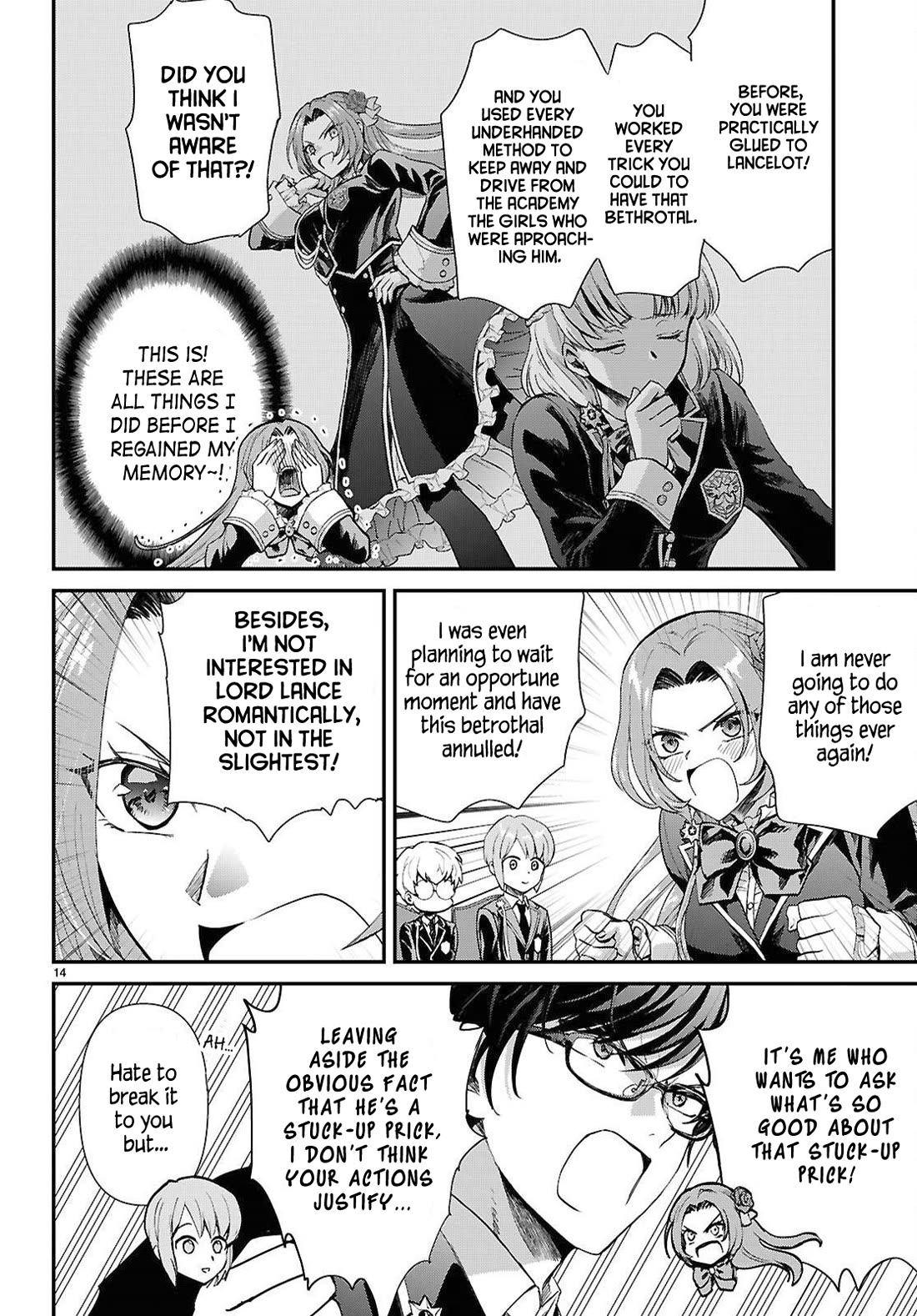 A High School Boy Reincarnates as the Villainous Daughter in an Otome Game. Chapter 10 page 14 - Chapter 10: The intellectual's power